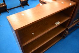 A vintage set of teak bookshelves
