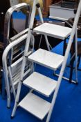 Three sets of steps