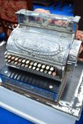 A vintage American National Cash Register