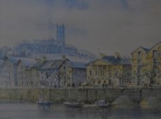 *Local Interest - After Mario Ottonello (1929-2012, Italian), coloured prints, Two illustrations