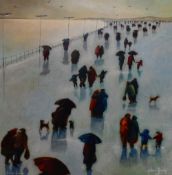 Adam Barsby (b.1969, British), canvas print, 'Sudden Shower', certificate of authenticity attached