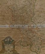 After Robert Morden (1650-1703, British cartographer), two hand-coloured antiquarian maps