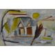 Patrick Hayman (1915-1988, British), oil on paper, 'Cornish Landscape with Tree and Boat' (1954), - Image 1 of 4