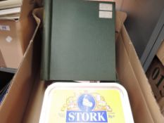 WORLD STAMPS IN 7 ALBUMS PLUS TUB OF PACKETS ETC Box with 7 world stamp collections, mix of one