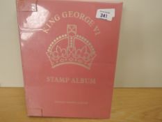 KING GEORGE VI STAMP ALBUM BY SG (2nd EDITION) WITH USED STAMP COLLECTION Fine 2nd Edition KGV