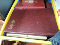 TUB OF WORLD STAMPS, INCLUDING COVERS, GB PRES PACKS, ROYALTY OMNIBUS ETC. Plastic tub and