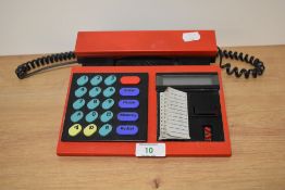 A retro 1980s Bang and Olufsen Beocom 2000 telephone.
