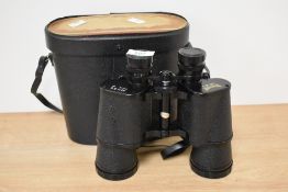 A pair of Horizon Ambassador 10 x 50 binoculars with case.