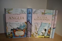 Maps/Atlases. Joan Blaeu - Atlas Major selection. Taschen editions circa 2006-2010. Five volumes