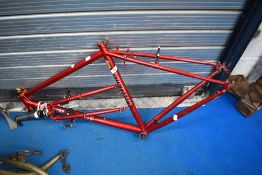 A Ghyllside bike frame set , bearing Reynolds 631 label