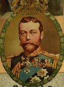 A late 19th/early 20th Century George V advertising mirror for Colman's Mustard, displayed within