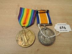 A WWI Pair of Medals to 1078595 SPR.S.GORDON.CANADIAN ENGS, War & Victory Medals, Colonial Troops