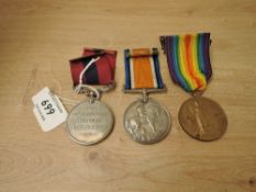 A WWI George V Distinguished Conduct Medal and WWI Pair, War & Victory Medals to CPL.A.WESTWOOD.