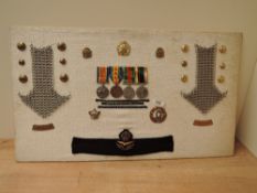 A WWI & WWII Collection to a Frontierman, WWI War Medal to 128170 PNR.S.N.R.EDGE.R.E, Victory