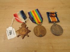 A WWI Trio, 1914-15 Star to 15959 L/SGT.N.B.FOGG.L/POOL.R, War & Victory Medals to 15959 CPL.N.B.