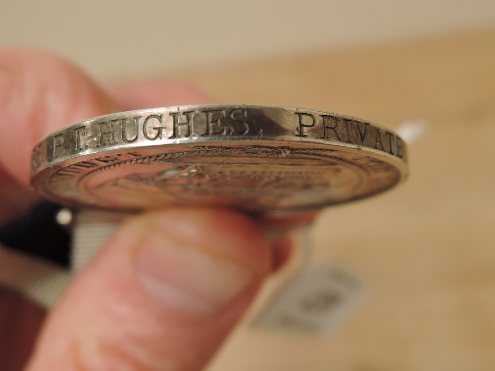 A George V Royal Naval Long Service and Good Conduct Medal to PLY.12055 R.T.Hughes.Private R.M.L.I - Image 4 of 4
