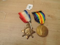 A WWI Medal Pair, 1914-15 Star & Victory Medal to K5513 C.EDWARDS.L.STO.R.N