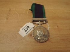 A Queen Elizabeth II British General Service Medal 1962-2007, Northern Ireland clasp to 24187930