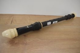 An Aulos 209 treble recorder