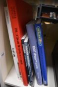 A small selection of mainly automobilia themed books including The Ultimate History of Ferrari,