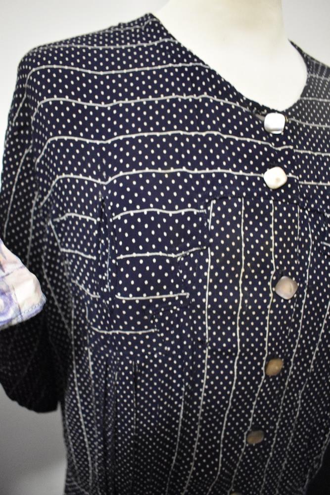 Five 1930s to 50s dresses and gowns, all with damage and / or repair, some wearable with - Image 10 of 19