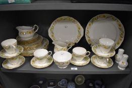 A collection of early 20th Century Duchess porcelain tableware, in the Greensleeves pattern,