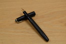 A Waverley Cameron fountain pen in black having Waverley 14ct nib.