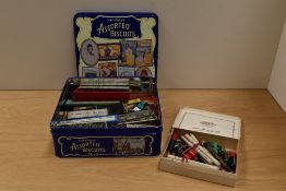 Box of assorted propelling pencil refill leads including Eversharp, Rex, Eagle and Johann Faber etc.