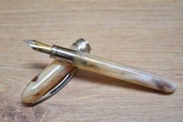 A boxed with papers Visconti Van Gough Maxi Vanilla converter fill fountain pen having Visconti