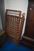 A vintage simulated bamboo frame cot (decorative use only)