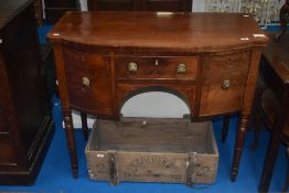 A 19th Century mahogany sideboard, Regency design, width approx. 97cm