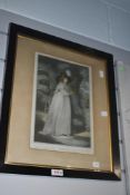 After George Moreland (1763-1804, British), aquatint engraving, 'Variety', framed, mounted, and
