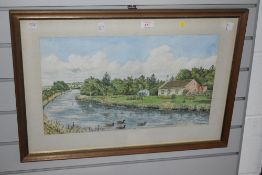 *Local Interest - L.W Thornburrow (20th Century, British), watercolour, 'Pringle's Cottage,