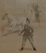After M.Roig (20th Century, Spanish), pupil of Henri de Toulouse-Lautrec (1864-1901, French), hand