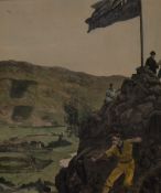 *Local Interest - After William Heysham Overend (1851-1898, British), coloured print, 'Athletic