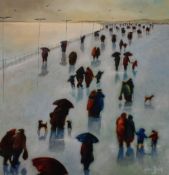 Adam Barsby (b.1969, British), canvas print, 'Sudden Shower', certificate of authenticity attached