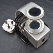 A Rayner desk top polariscope, for the testing of optical features of gemstones and whether a