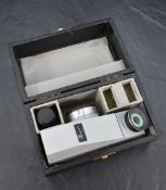 A Rayner refractometer, for testing the refractive index/s of gemstones as part of the