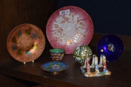 A 20th Century Norwegian Emaljert enamelled dish, with a diameter of 16cm, cloisonne ware, a
