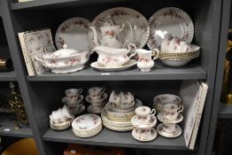 A quantity of Royal Albert Lavender Rose patterned tableware, to include dinner plates, sauceboat
