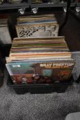 A mixed lot of albums , country , pop , jazz , crooners and more - potential resale interest - VG