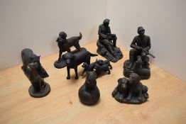 A group of Heredities and Heredities style studies, to include Heredites 'Gamekeeper' RC5 and Golden