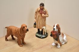 A Royal Doulton fine bone china figure The Shepherd, HN1975, 22cm sold along with a Royal Doulton