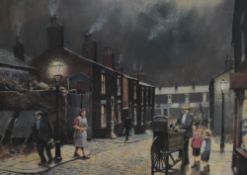 After Tom Brown (1933-2017, British), coloured prints, 'The Rag & Bone Man', 'The Ice Cream
