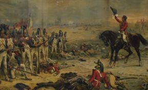 After Robert Hillingford (1828-1904, British), coloured print, 'The Last Stand of the Imperial