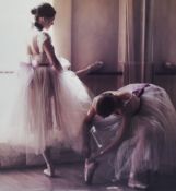 After Douglas Hofmann (b.1945, American), coloured print, 'Afternoon Rehearsal', framed, mounted,