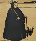 After Sir William Nicholson (1872-1949, British), coloured lithograph, 'Her Majesty Queen Victoria',