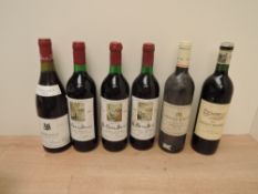 Six bottles of Red Wine, 1988 Chateau La Tour Seguy Cotes De Bourg, 12.5% vol, 750ml x3, 1986