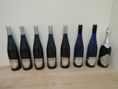 Eight bottles of Pieroth White Wine and Sparkling Wine, 2014 Platinum Kreuznacher Kronenberg 8%