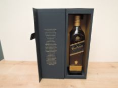 A bottle of Johnnie Walker Blue Label Blended Scotch Whisky, 40% vol, 70cl, in presentation box